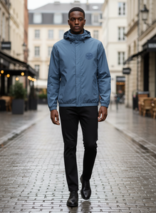OEM Waterproof Men Windbreaker Windproof Breathable Comfortable Nylon Outdoor Jackets Fleece Lined Softshell Jacket - Product Image 2