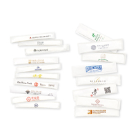 Palillos de Dientes Ecológicos Sin BPA, Desechables, de Plástico Suave, Hilo Dental Interdental, Envueltos Individualmente, Color Marfil, Modernos