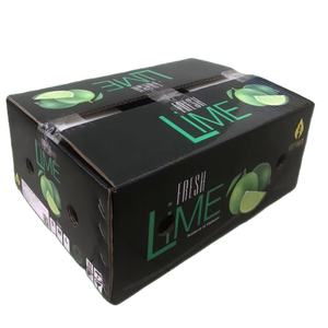 Caja Rectangular Plegable de Cartón Corrugado para Frutas de 34×24×14 cm con Logotipo Personalizado Impreso en UV y Cartón Reciclado de 5 Capas para Empaque de Limas - Product Image 5