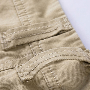 Streetwear Men's <b>Cargo</b> Shorts 100% Cotton Waterproof Breathable Multi Pockets Loose Fit Summer Casual High Street Style - Product Image 3