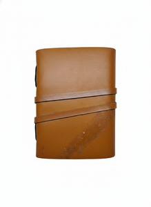 Journal en cuir marron vintage fait main avec serrure, carnet de voyage style antique, livre d'écriture rustique, cadeau, clé métallique, arbre de vie - Product Image 4