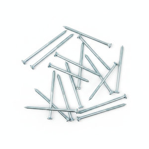 <b>Double</b> <b>Ended</b> Metric/Inch Wood <b>Screws</b> M6-M12 Diameter Slotted Head Partial Thread Class 4.8 6.8 Zinc Plated Carbon Steel DIN PDC - Product Image 1