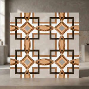 Serie digital, mosaico de lujo, azulejo de mármol, 300x300mm, diseño personalizado para decoración del hogar - Product Image 1