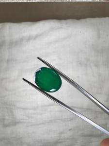 Émeraude naturelle zambienne de 4,84 carats, taille poire, pierre précieuse verte, pierre précieuse pour la fabrication de bijoux - Product Image 3