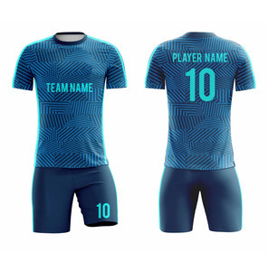 Conjunto de Camiseta de Fútbol Personalizada para Hombre, Negra y Roja con Estampado Geométrico, Sublimada, 100% Poliéster, Absorbente de Humedad, Manga Corta - Product Image 4