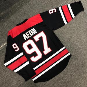Maillot de hockey sur glace personnalisé Asgard Valkyries, sublimation, couleur personnalisée, manches longues, col en V, respirant, unisexe, adulte, coupe classique - Product Image 2