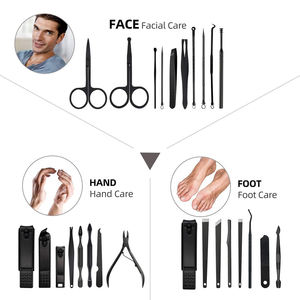 Kit de Manucure Pédicure Professionnel en Acier Inoxydable avec Polissoir à Ongles, Personnalisable avec Logo OEM, Outils de Beauté en Gros - Product Image 4
