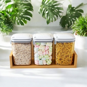 Frascos de almacenamiento de alimentos sin aire Nordic Tritan para cocina y laboratorios científicos para materiales sensibles y almacenamiento de artículos diversos - Product Image 1