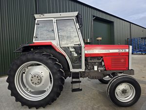 รถแทรกเตอร์มือสอง Massey Ferguson MF375 2WD 75 แรงม้า ระบบเกียร์ขับเคลื่อนด้วยเครื่องยนต์ สำหรับงานเกษตรในพื้นที่ไร่นา - Product Image 6