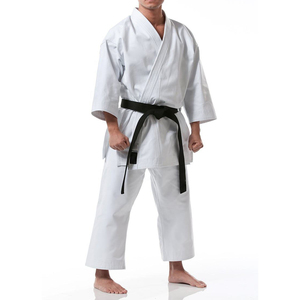 Nouvelle conception de kimono de judo en tissu de coton à manches longues / Meilleur fabricant de kimonos de judo pour hommes en taille adulte, uni - Product Image 3