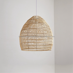 <span class=keywords><strong>Paralume</strong></span> in Rattan in stile mediterraneo di grandi dimensioni 50x50 <span class=keywords><strong>cm</strong></span> | - Product Image 1