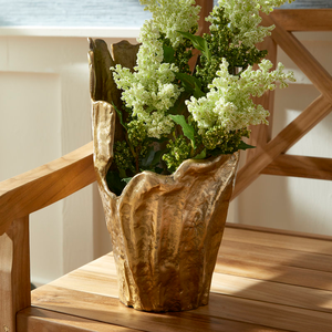 Vase à fleurs moderne de luxe en aluminium doré, design créatif, décoration de table pour restaurant, hôtel, maison, mariage, fête à bas prix - Product Image 3