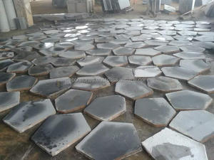 Pierres décoratives en basalte noir indien, 30 mm d'épaisseur, durables, de taille irrégulière, design traditionnel, garantie 5 ans, pour aménagement paysager extérieur - Product Image 6