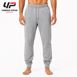 Pantalon de survêtement pour homme au quotidien, en tissu jersey lisse, avec taille ajustable et coupe confortable pour la détente et la marche - Product Image 1