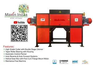 Broyeur semi-automatique à double arbre, moteur 150 CV, machine de compactage UBC pour applications industrielles - Product Image 6