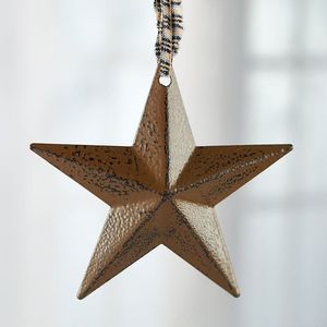 Juego de Adornos Navideños de Metal para Colgar en la Pared, Estilo Antiguo, Bronce, Estrella y Astas de Ciervo, para Sala de Estar, Tema de San Valentín - Product Image 5
