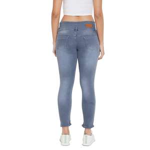 Jeans de Mujer de Corte Regular Más Vendidos, Pantalones de Mezclilla Negros Ajustados para Mujer, Jeans de Mezclilla Rectos Casuales para Mujer, Originales - Product Image 2