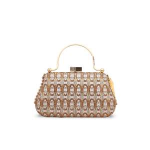 P15191กระเป๋าราตรีสีทองสำหรับคลัทช์เจ้าสาว - Product Image 1