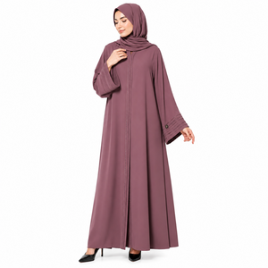 Saudi Elite Modest <b>Abaya</b> Royal Pink Modest Wear <b>Abaya</b> Noir Saudi style <b>Abaya</b> Best Wear Minimalist Saudi Style <b>Abaya</b> for Women - Product Image 3