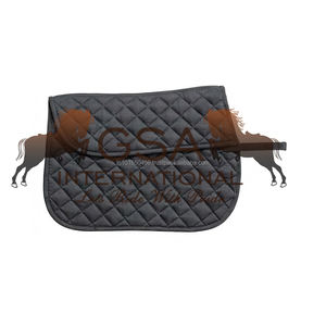 แผ่นรองอานม้าแบบเย็บลายเพชร ทำจากผ้าคอตตอนดริลล์ สำหรับฝึกขี่ม้าและการแข่งขัน สามารถปรับแต่งได้ - Product Image 3