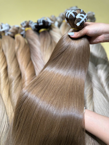 Extensiones de Cabello Humano a Granel, Naturales, Lisas, Súper Dobles, con Puntas Reforzadas, Tejido a Máquina, Cabello Vietnamita - Product Image 3