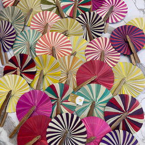 Éventail en bambou pur tissé, origine Vietnam, pour la peinture créative DIY et le confort rafraîchissant à domicile, par 99 Gold Data - Product Image 3