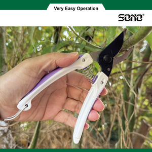 Sécateur de jardinage professionnel SONO J305 pour droitiers, cisaille bypass en acier au carbone avec revêtement PTFE et poignée en plastique ABS - Product Image 3