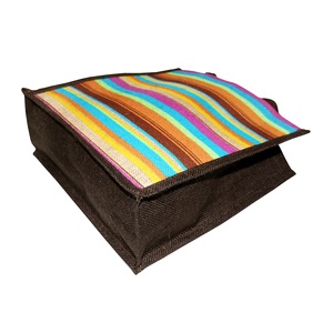 Sac fourre-tout en jute laminé réutilisable, plusieurs couleurs, faible MOQ, en stock, nouveau design, haute qualité, pour le shopping et la plage – Offre Spéciale - Product Image 5
