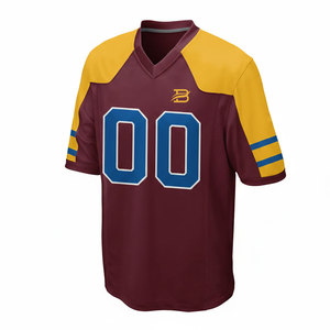 Maillot de football américain haut de gamme en tissu polyester durable pour l'entraînement des équipes professionnelles - Product Image 1