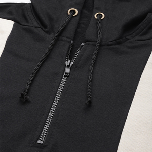 ชุดวอร์มลำลองสำหรับผู้หญิง เสื้อฮู้ด กางเกงขายาวผ้าฟลีซ พร้อมโลโก้ด้านหน้า - Product Image 6