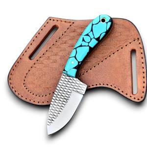 Cuchillo EDC de Acero Inoxidable de Grado Industrial para Herrador, con Hoja Fija de Punta Caída, Profesional para Caza, Camping y Uso Exterior - Product Image 1