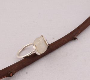 925 Sterling Silver Natural Rose <b>Quartz</b> <b>Ring</b> Handmade Pink Gemstone Jewelry Oval Cut Crystal Healing <b>Ring</b> Wholesale Jewelry - Product Image 5