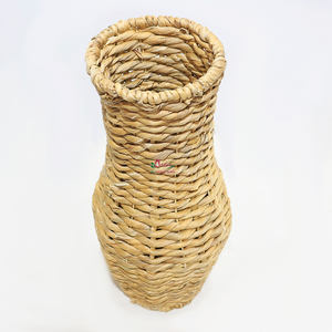 Artex Dong Thap Factory's Rustic <b>Wicker</b> Floor <b>Vase</b> Elegant Home Decor Stylish Arrangements Handwoven Rattan Flower <b>Vase</b> - Product Image 2