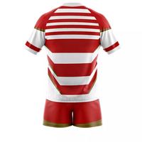 Maillot de rugby pour homme au design professionnel, logo personnalisé, nouveau style, entièrement sublimé, en polyester, uniforme de sport de rugby