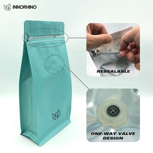 ถุงสุญญากาศสำหรับใส่เมล็ดกาแฟแบบทางเดียวทำจาก PE บรรจุภัณฑ์แบบกำหนดเอง - Product Image 4