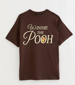 Dark Brown Pooh Oversized <b>T</b>-<b>Shirt</b> - Product Image 6