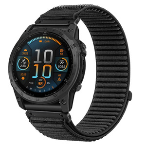 Compatible con relojes <span class=keywords><strong>Garmin</strong></span> Fenix 8/7X; <span class=keywords><strong>Correa</strong></span> de nailon para exteriores <span class=keywords><strong>Garmin</strong></span> <span class=keywords><strong>Tactix</strong></span> 7 con un patrón resistente y todoterreno. - Product Image 1