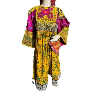 Haute qualité 2024 robe Kuchi afghane avec robe brodée traditionnelle tribale faite à la main pour les femmes robe de Festival afghan pachtoune - Product Image 1