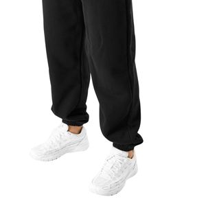 Pantalon de jogging noir oversize pour homme en molleton doux, coupe décontractée, pour entraînement, gym, sport et tenue décontractée - Product Image 6