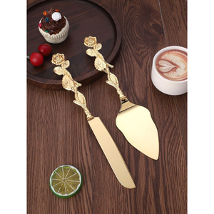 Durable Metal <b>Cake</b> Knife With Precision Blade For Celebration <b>Cake</b> Serving <b>Cake</b> Cutting Wedding & Party Dessert <b>Cake</b> <b>Server</b> - Product Image 3