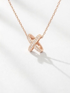 Christian Design SHG Brand <b>Pendant</b> 14K <b>Solid</b> <b>Gold</b> Rhodium Plated Brilliant Cut Solitaire Diamond Luxury IGI Certified Minimalist - Product Image 5