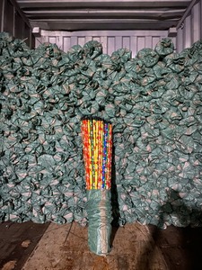 Factory Direct Classic Durable Wooden Grain Eco-Friendly 120cm <b>Mop</b> Stick Broom Set PVC <b>Head</b> Dustpan Multipurpose Home Cleaning - Product Image 2