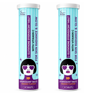 Comprimés effervescents rafraîchissants de L-Glutathion avec vitamine C, 10 unités, pour une consommation quotidienne pratique favorisant l'éclat naturel de la peau - Product Image 1