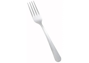 Fourchette de table classique en acier inoxydable, finition miroir, pour occasions spéciales, manche métallique - Product Image 5
