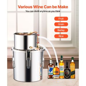 Distillatore di Alcol in Acciaio Inossidabile per Produzione Casalinga con Serpentina in Rame, Kit da 3 Galloni - Product Image 4