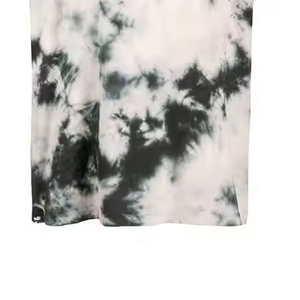 Camiseta de manga corta con cuello redondo y estampado tie-dye para hombre, informal, de punto, corte regular. - Product Image 2