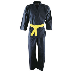 Lightweight Blue Karate Gi Uniform Reinforced Design Premium 100% Cotton Quick Dry Martial Arts Practice Suit Adults Regular Fit - Product Image 4