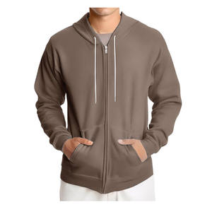 เสื้อฮู้ดไหมพรมผู้ชายสำหรับฤดูหนาว ระบายอากาศได้ดี แขนยาว สวมหัว พิมพ์โลโก้ได้ตามต้องการ เป็นมิตรกับสิ่งแวดล้อม ดีไซน์กระเป๋า - Product Image 6