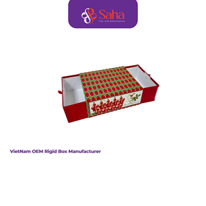 Gold Foil Stamping Embossing Vietnam OEM Customizable Matt Lamination Gift Recyclable Bio-degradable Handmade <b>Kraft</b> Paper <b>Boxes</b> - Product Image 5