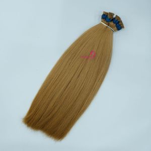 Extensions de cheveux naturels Remy en vrac blondes, qualité simple, vente en gros, fournisseurs de cheveux véritables vietnamiens - Product Image 3